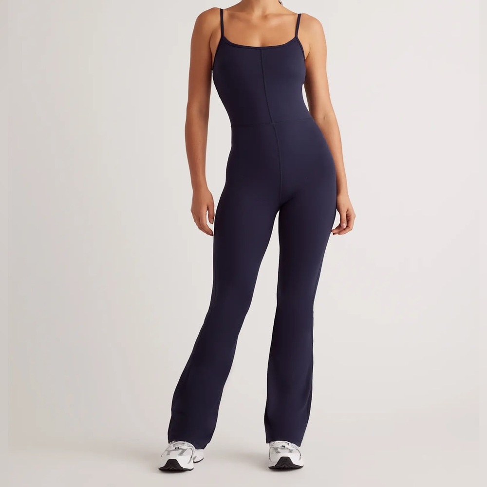 Quince Ultra-Form Kick Flare Jumpsuit